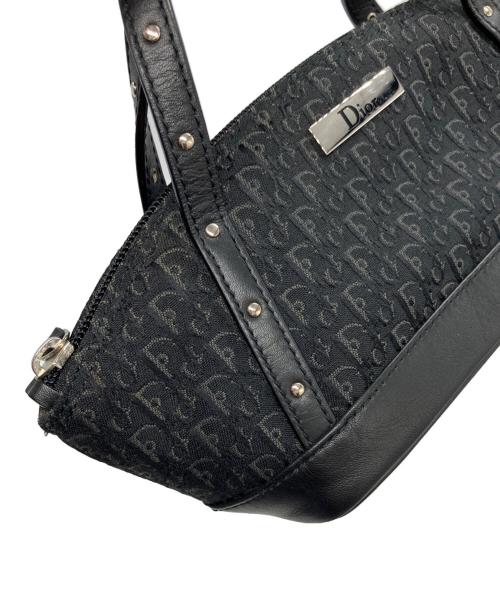 Christian Dior（クリスチャン ディオール）Christian Dior (クリスチャン ディオール) トロッター ミニハンドバッグ ブラックの古着・服飾アイテム