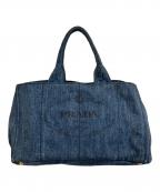 PRADAプラダ）の古着「カナパ M /ハンドバッグ」｜インディゴ