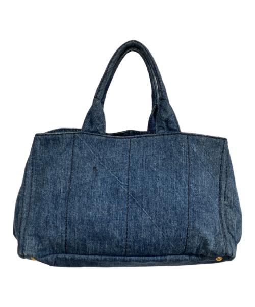 PRADA（プラダ）PRADA (プラダ) カナパ M /ハンドバッグ インディゴの古着・服飾アイテム