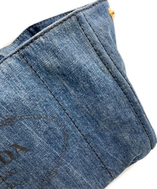 PRADA（プラダ）PRADA (プラダ) カナパ M /ハンドバッグ インディゴの古着・服飾アイテム