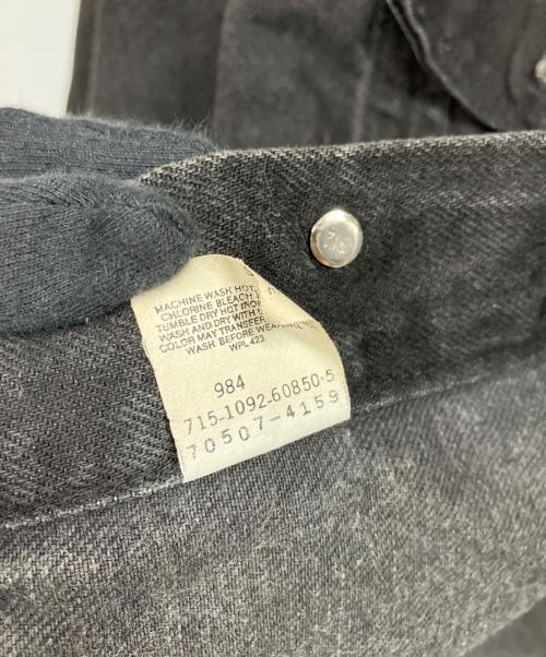 LEVI'S（リーバイス）LEVI'S (リーバイス) 後染め90’Sデニムジャケット ブラック サイズ:Ｓの古着・服飾アイテム