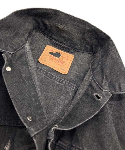 LEVI'S（リーバイス）LEVI'S (リーバイス) 後染め90’Sデニムジャケット ブラック サイズ:Ｓの古着・服飾アイテム
