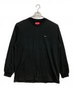 SUPREMEシュプリーム）の古着「スモールボックスロゴ 長袖カットソー」｜ブラック
