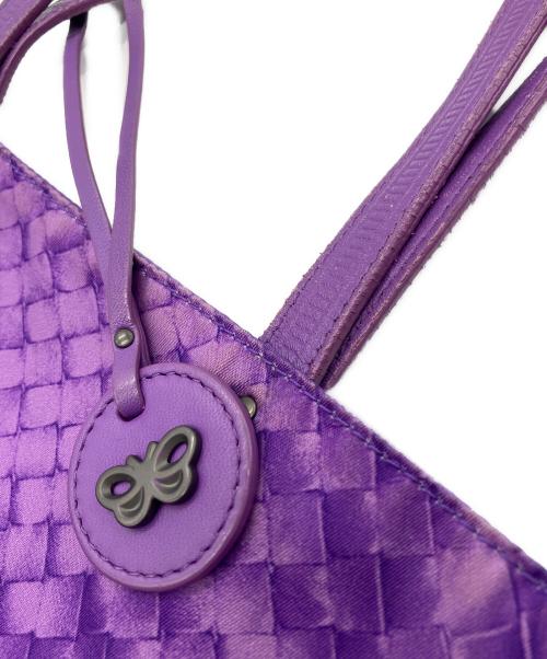 BOTTEGA VENETA（ボッテガベネタ）BOTTEGA VENETA (ボッテガベネタ) トートバッグ パープルの古着・服飾アイテム