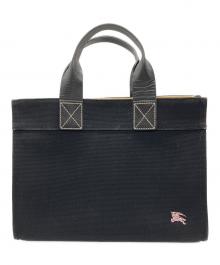 BURBERRY BLUE LABEL（バーバリー ブルー レーベル）の古着「トートバッグ」｜ブラック
