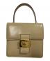 CELINE（セリーヌ）の古着「オールドセリーヌ 馬車金具 2WAYバッグ」｜ベージュ