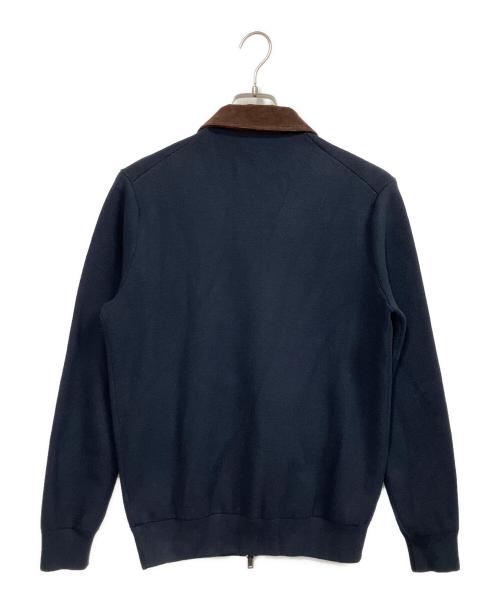 BROOKS BROTHERS（ブルックスブラザーズ）BROOKS BROTHERS (ブルックスブラザーズ) ニットジップジャケット ネイビー サイズ:XSの古着・服飾アイテム