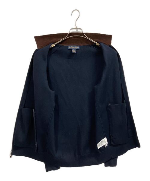 BROOKS BROTHERS（ブルックスブラザーズ）BROOKS BROTHERS (ブルックスブラザーズ) ニットジップジャケット ネイビー サイズ:XSの古着・服飾アイテム