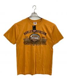 HARLEY-DAVIDSON（ハーレーダビッドソン）の古着「プリントTシャツ」｜ブラウン