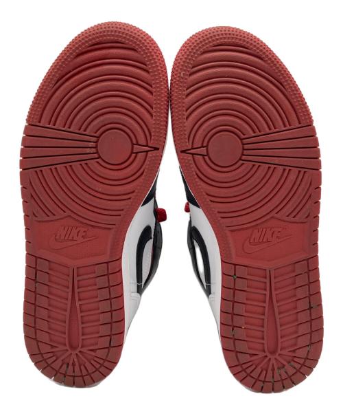 NIKE（ナイキ）NIKE (ナイキ) GS Air Jordan 1 Mid(GS エアジョーダン1 ミッド) ブラック×レッド サイズ:24㎝の古着・服飾アイテム