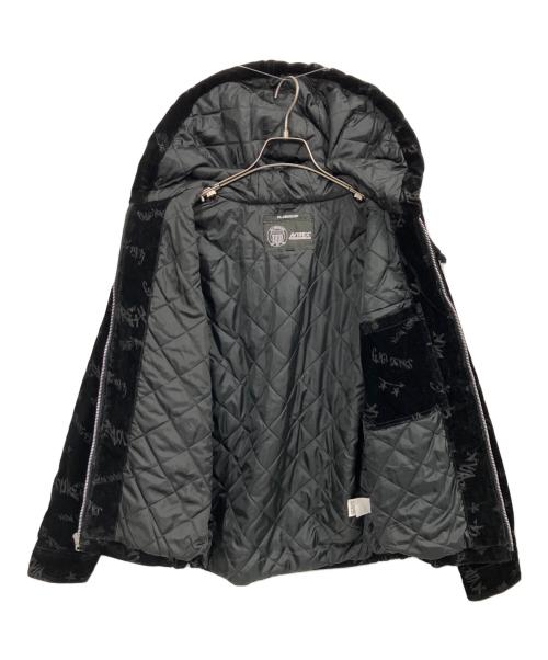 AVIREX（アヴィレックス）AVIREX (アヴィレックス) FLOCKING DENIM ACTIVE PARKA ブラック サイズ:Mの古着・服飾アイテム