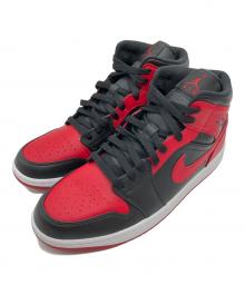 NIKE（ナイキ）の古着「Air Jordan 1 Mid(エアジョーダン1 ミッド)」｜ブラック×レッド