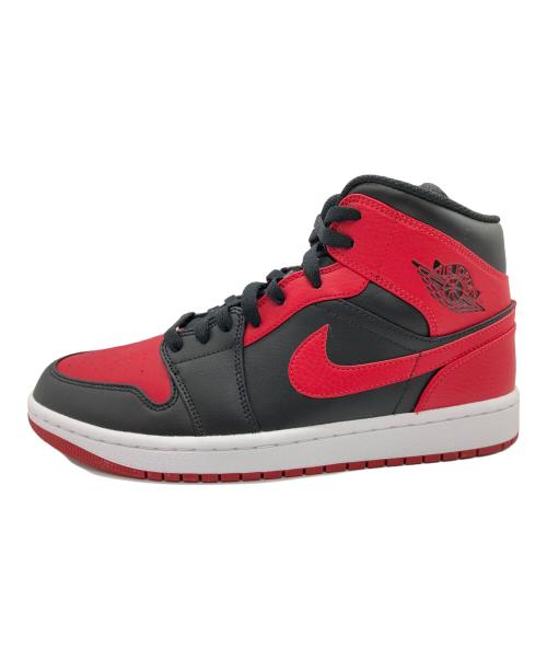 NIKE（ナイキ）NIKE (ナイキ) Air Jordan 1 Mid(エアジョーダン1 ミッド) ブラック×レッド サイズ:28㎝の古着・服飾アイテム
