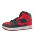 NIKE (ナイキ) Air Jordan 1 Mid(エアジョーダン1 ミッド) ブラック×レッド サイズ:28㎝：11000円