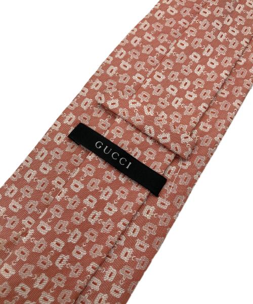 GUCCI（グッチ）GUCCI (グッチ) ネクタイ ピンク サイズ:-の古着・服飾アイテム