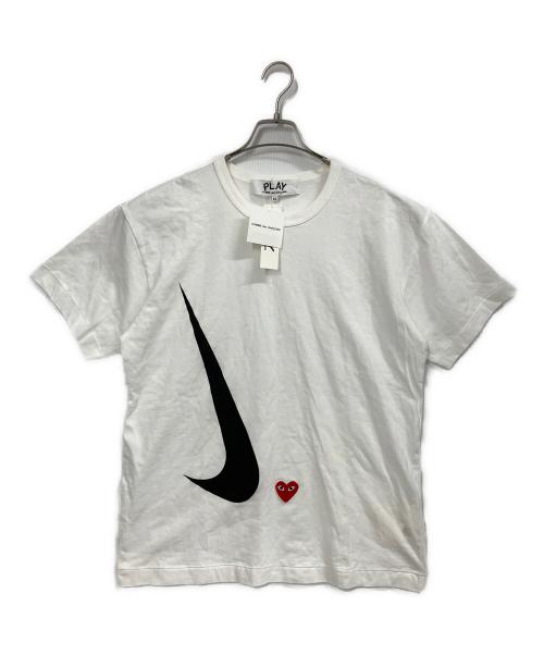 PLAY COMME des GARCONS（プレイコムデギャルソン）PLAY COMME des GARCONS (プレイコムデギャルソン) 21SS Tシャツ ホワイト サイズ:XLの古着・服飾アイテム