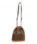 CELINE (セリーヌ) 巾着ショルダーバッグ ブラウン：12000円