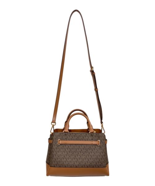 MICHAEL KORS（マイケルコース）MICHAEL KORS (マイケルコース) 2WAYバッグ ブラウンの古着・服飾アイテム