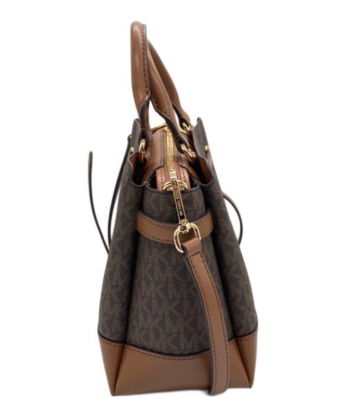 MICHAEL KORS（マイケルコース）MICHAEL KORS (マイケルコース) 2WAYバッグ ブラウンの古着・服飾アイテム