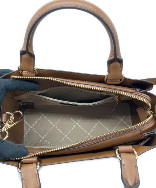MICHAEL KORS（マイケルコース）MICHAEL KORS (マイケルコース) 2WAYバッグ ブラウンの古着・服飾アイテム