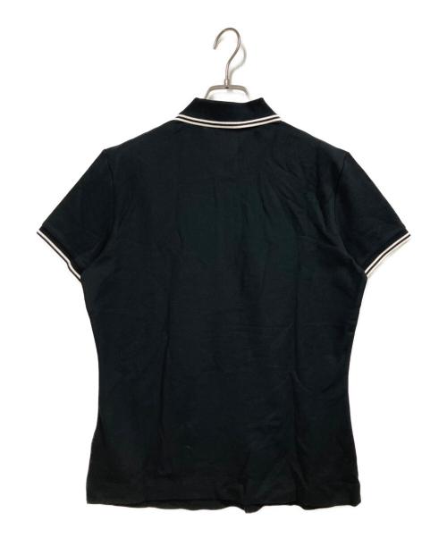 MONCLER（モンクレール）MONCLER (モンクレール) ポロシャツ ブラック サイズ:Lの古着・服飾アイテム