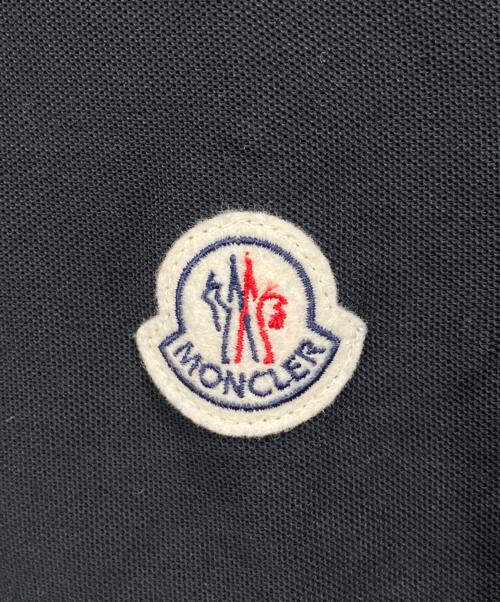 MONCLER（モンクレール）MONCLER (モンクレール) ポロシャツ ブラック サイズ:Lの古着・服飾アイテム