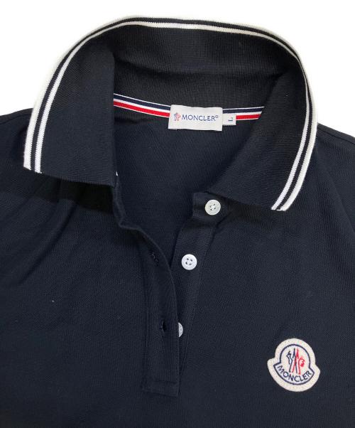 MONCLER（モンクレール）MONCLER (モンクレール) ポロシャツ ブラック サイズ:Lの古着・服飾アイテム