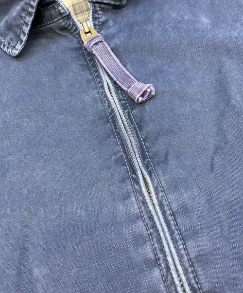 POLO RALPH LAUREN（ポロ・ラルフローレン）POLO RALPH LAUREN (ポロ・ラルフローレン) エルボーパッチドリズラージャケット ブルー サイズ:XXLの古着・服飾アイテム