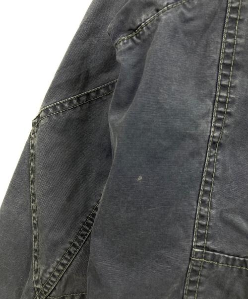 POLO RALPH LAUREN（ポロ・ラルフローレン）POLO RALPH LAUREN (ポロ・ラルフローレン) エルボーパッチドリズラージャケット ブルー サイズ:XXLの古着・服飾アイテム