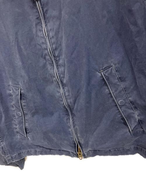 POLO RALPH LAUREN（ポロ・ラルフローレン）POLO RALPH LAUREN (ポロ・ラルフローレン) エルボーパッチドリズラージャケット ブルー サイズ:XXLの古着・服飾アイテム