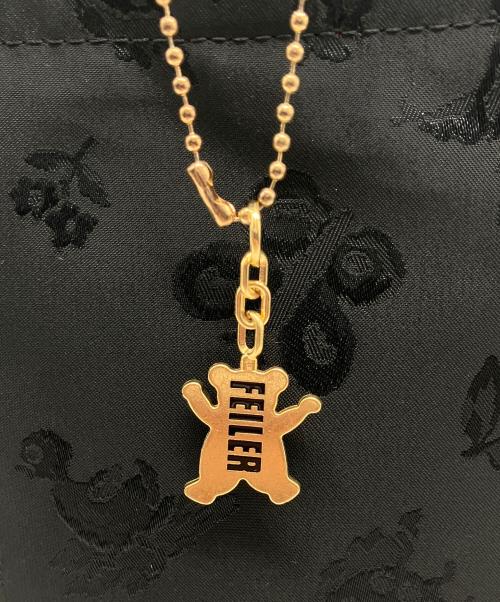 FEILER（フェイラー）FEILER (フェイラー) ハイジ　ハンドバッグ ブラックの古着・服飾アイテム