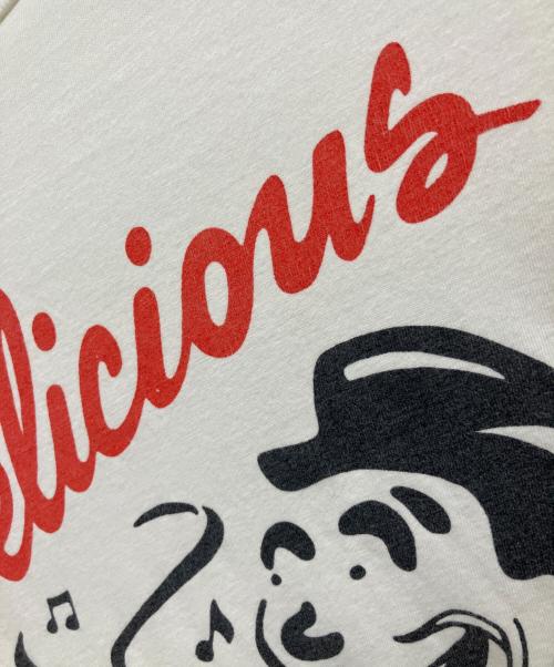 -（-）- (-) Delicious Vinyl ヒップホップレコード / 半袖カットソー ホワイト サイズ:Sの古着・服飾アイテム