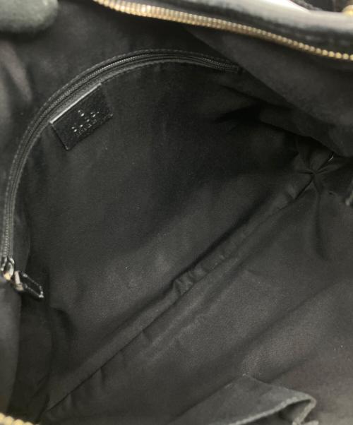 GUCCI（グッチ）GUCCI (グッチ) Abbey / GGセミショルダーバッグ ブラックの古着・服飾アイテム