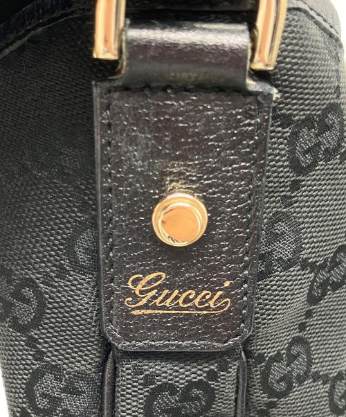 GUCCI（グッチ）GUCCI (グッチ) Abbey / GGセミショルダーバッグ ブラックの古着・服飾アイテム