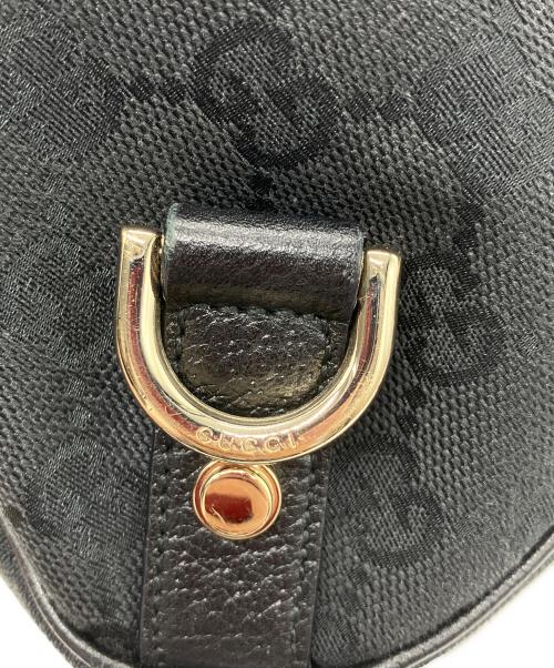 GUCCI（グッチ）GUCCI (グッチ) Abbey / GGセミショルダーバッグ ブラックの古着・服飾アイテム