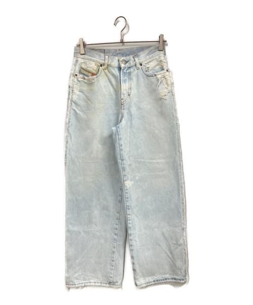 DIESEL（ディーゼル）DIESEL (ディーゼル) ダメージ加工デニムパンツ インディゴ サイズ:W25の古着・服飾アイテム
