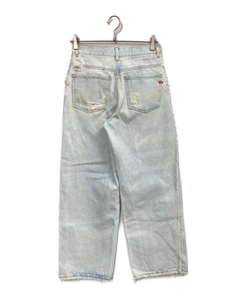 DIESEL（ディーゼル）DIESEL (ディーゼル) ダメージ加工デニムパンツ インディゴ サイズ:W25の古着・服飾アイテム