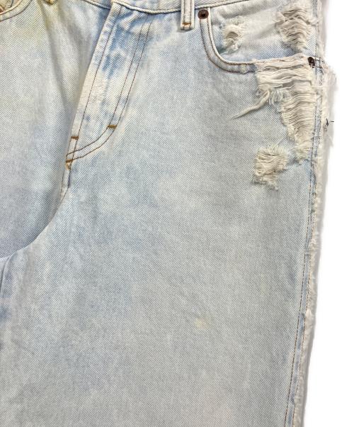 DIESEL（ディーゼル）DIESEL (ディーゼル) ダメージ加工デニムパンツ インディゴ サイズ:W25の古着・服飾アイテム
