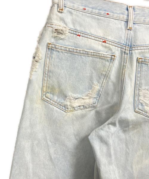 DIESEL（ディーゼル）DIESEL (ディーゼル) ダメージ加工デニムパンツ インディゴ サイズ:W25の古着・服飾アイテム