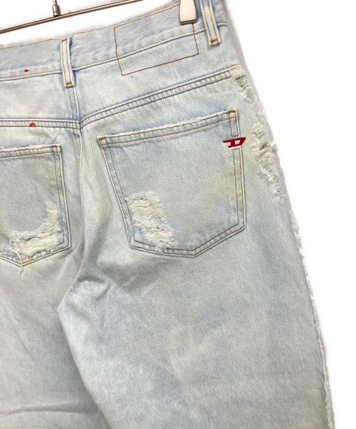 DIESEL（ディーゼル）DIESEL (ディーゼル) ダメージ加工デニムパンツ インディゴ サイズ:W25の古着・服飾アイテム