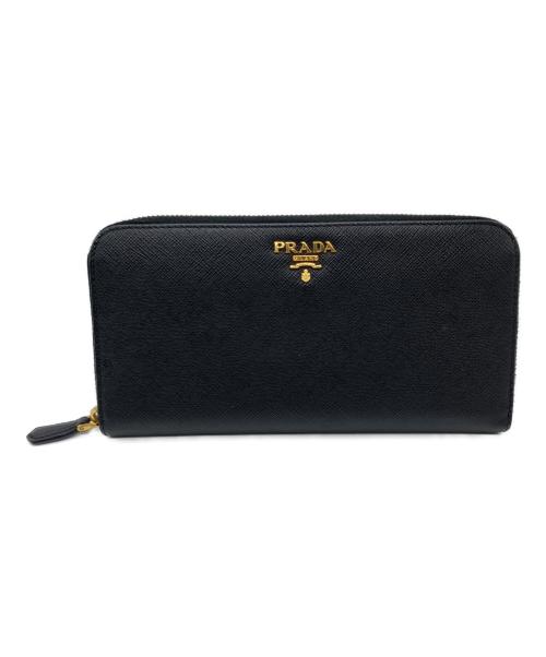 PRADA（プラダ）PRADA (プラダ) サフィアーノ / 長財布 ブラックの古着・服飾アイテム