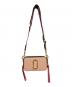 MARC JACOBS (マークジェイコブス) SNAPSHOT ショルダーバッグ ピンク×ベージュ：10000円