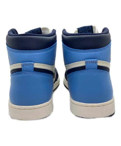 NIKE（ナイキ）NIKE (ナイキ) Air jordan 1 retro high og / ハイカットスニーカー ホワイト×ブルー サイズ:27.5の古着・服飾アイテム
