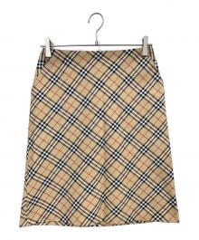 BURBERRY BLUE LABEL（バーバリー ブルー レーベル）の古着「スカート」｜ベージュ