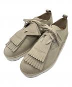 CLARKSクラークス）の古着「Desert Khan EG スウェードシューズ」｜ベージュ