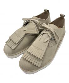 CLARKS（クラークス）の古着「Desert Khan EG スウェードシューズ」｜ベージュ
