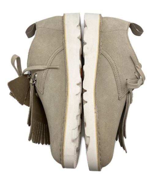 CLARKS（クラークス）CLARKS (クラークス) Desert Khan EG スウェードシューズ ベージュ サイズ:26cmの古着・服飾アイテム
