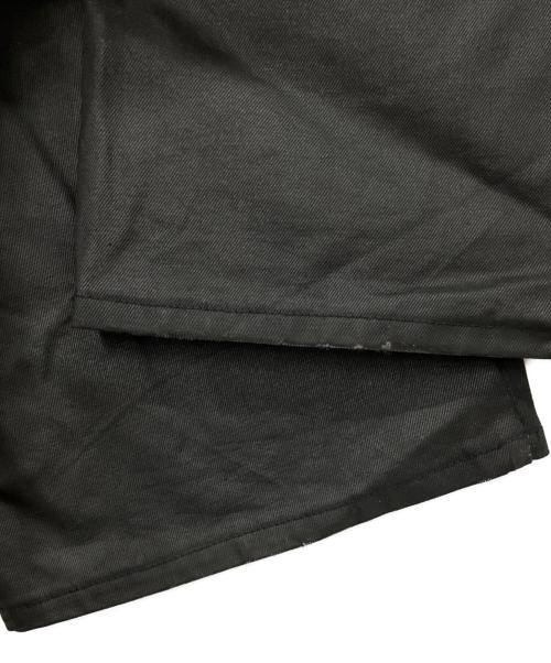 ASAPMODE（エイサップモード）Asapmode (エイサップモード) Waxed Stacked Pants ブラック サイズ:Mの古着・服飾アイテム