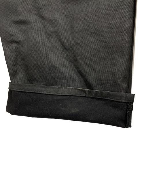 ASAPMODE（エイサップモード）Asapmode (エイサップモード) Waxed Stacked Pants ブラック サイズ:Mの古着・服飾アイテム