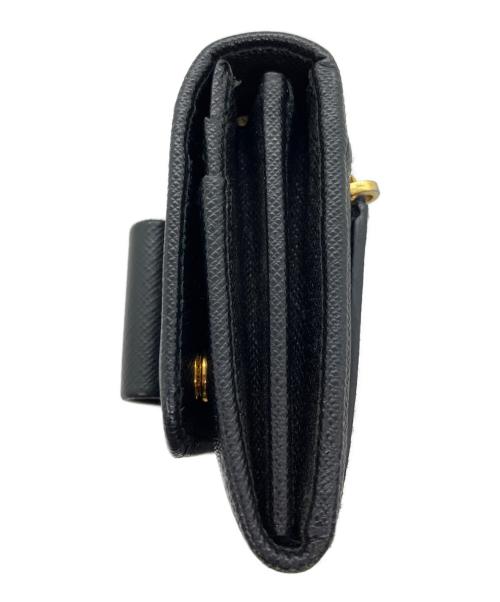 PRADA（プラダ）PRADA (プラダ) サフィアーノ フィオッコ / 長財布 ネイビーの古着・服飾アイテム